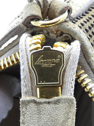 Burberry Prorsum Dark Cream Suede Knight Mini Bag Bag Burberry