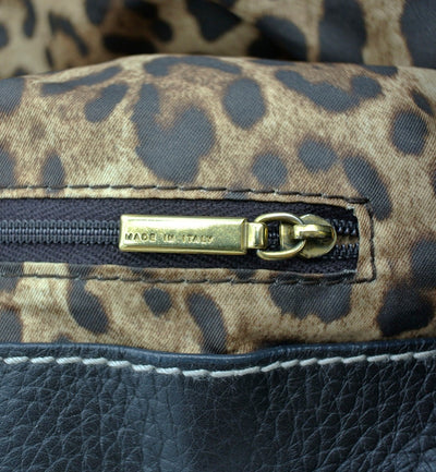 Dolce & Gabbana Vintage D Ring Brown Leather Shoulder Bag Bag Dolce & Gabbana