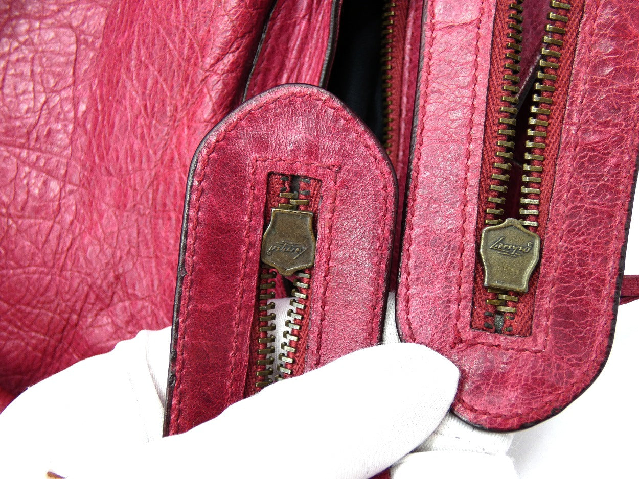 Balenciaga Pourpre Agneau Classic City Motorcycle Bag Bag Balenciaga