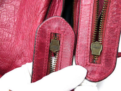 Balenciaga Pourpre Agneau Classic City Motorcycle Bag Bag Balenciaga